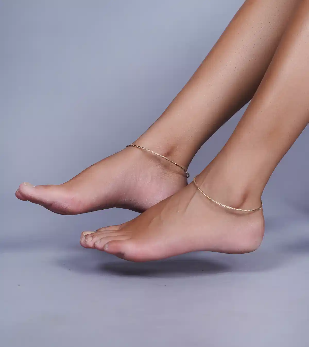 Ultra-Fine Twisted Chain Anklet